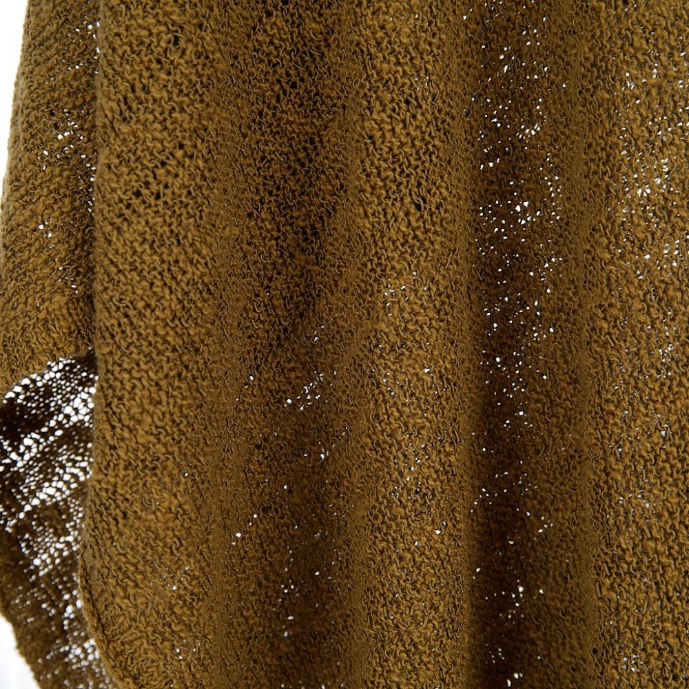 J Jill Olive Khaki Knit Open Cardigan Women's One Size - Picture 4 of 5